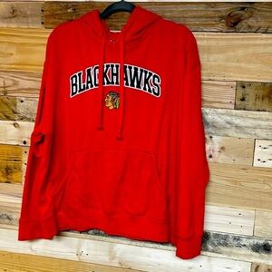 NHL Chicago Blackhawks size XL red sweatshirt hoodie with pocket